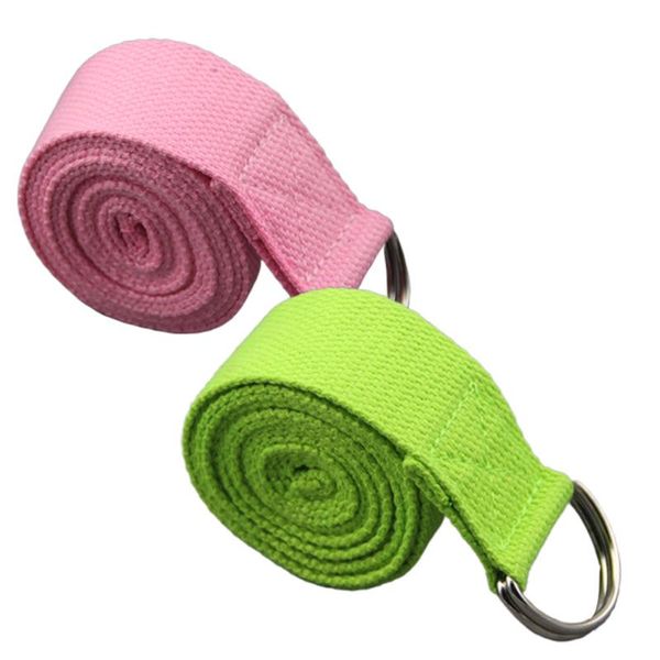 

resistance bands 2pcs yoga auxiliary belts stretch straps fitness rope skid for exercise workout (random color)