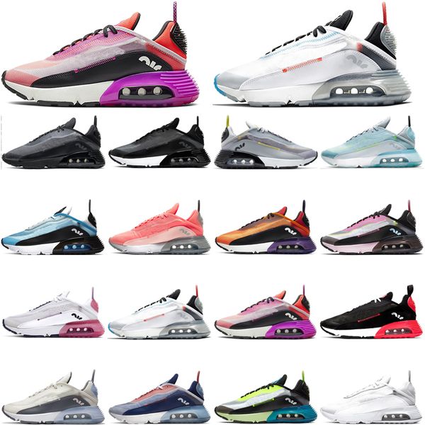 

new arrive men women running shoes 2090 black wolf grey ice blue lava glow magma orange pink foam pure platinum sail ghost usa volt outdoor