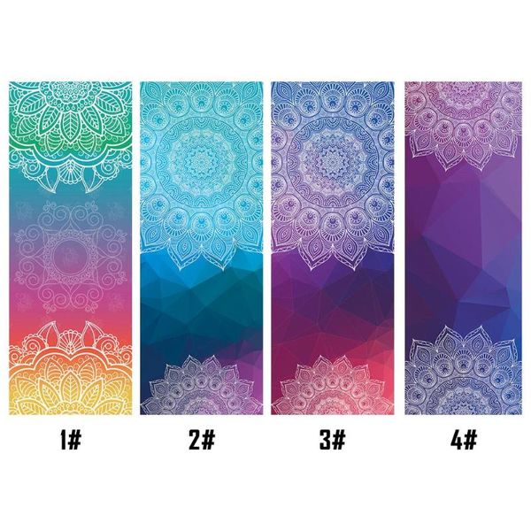 

183*63cm women non-slip pilates blanket classic mandola diamond yoga mat fitness portable travel towel cover blankets