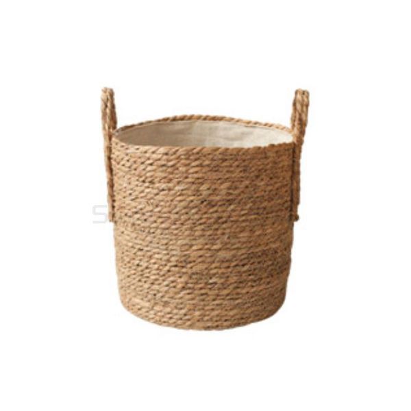 

laundry bags straw woven storage basket with handle dirty clothes louminsu pastoral flower basin