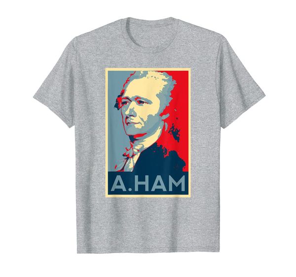 

hamilton t shirt - vintage poster style men women kid tshirt, White;black