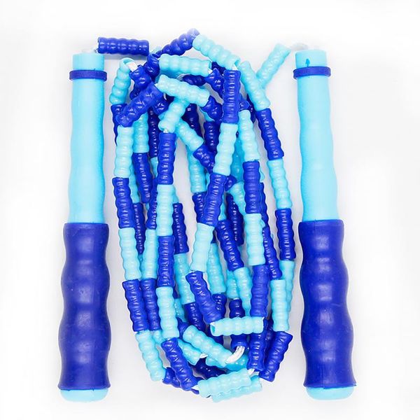 

color nylon tpu soft beaded jump rope adjustable skipping workout equipments sport fitness summer accessories dropship ropes