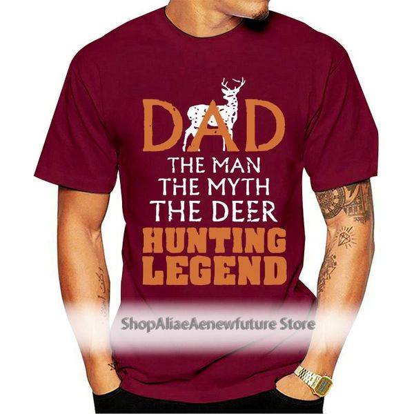 

men funny t shirt fashion tshirt dad the man myth deer hunting women t-shirt men's t-shirts, White;black