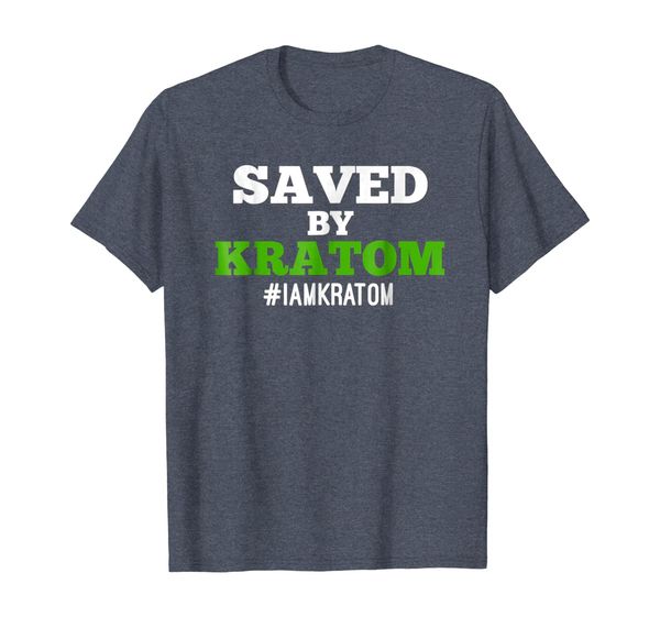 

saved by kratom i am kratom t-shirt, White;black