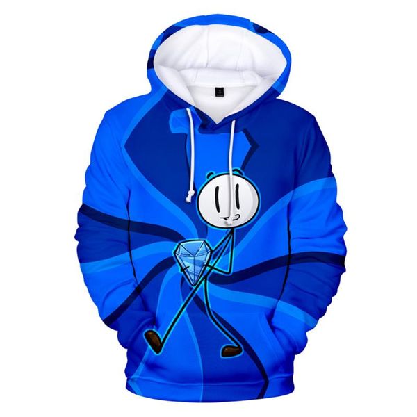 

men's hoodies & sweatshirts 3d print kids cool sweatshirt men/women kpop casual hooded the henry stickmin collection pullovers children, Black