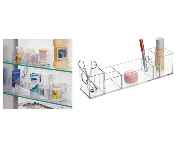 

cosmetic organizer 8 compartments, handle model storage boxes & bins