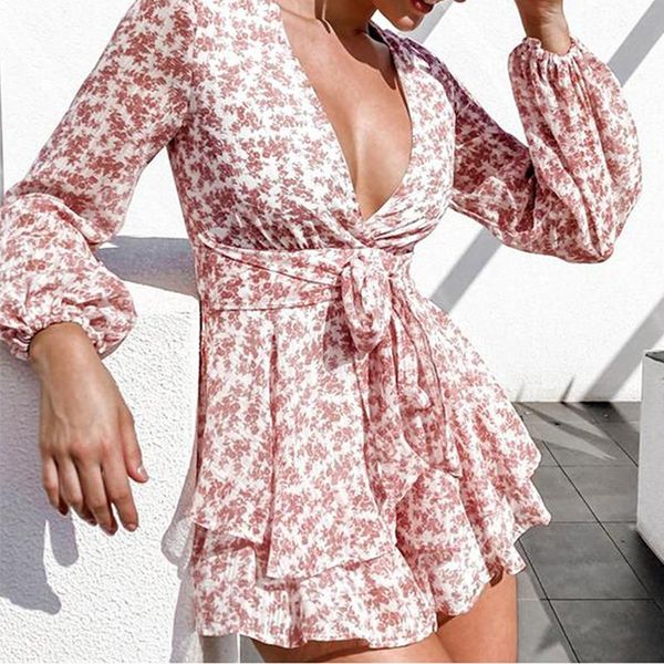 

casual dresses summer dress deep v neck long sleeve high waist mini fashion vintage vocation style plus size women's, Black;gray