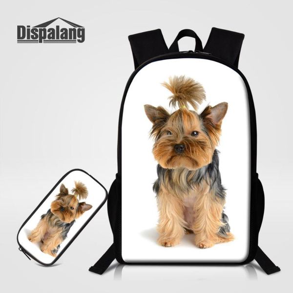 

backpack dispalang 2pcs set kids school bag with pencil cute dog print for teenage boy girls mochila escolar