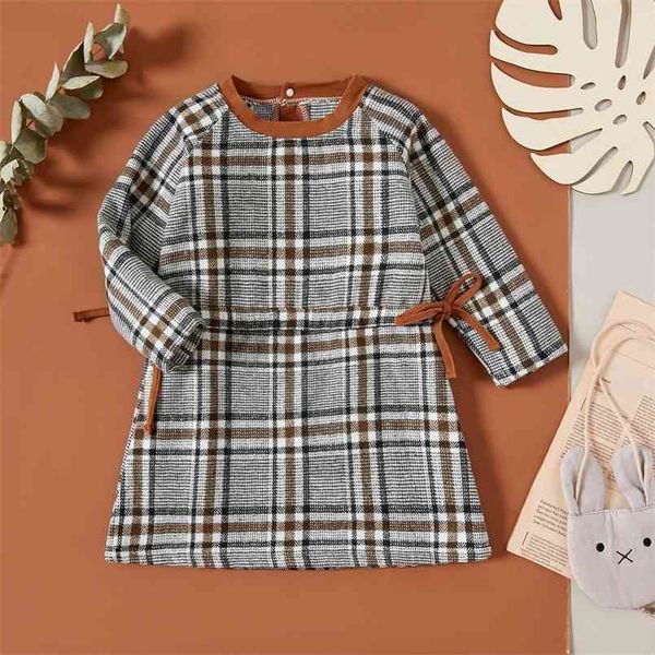 

baby / toddler classic plaid dress 210528, Red;yellow