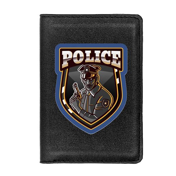 

card holders classic fashion luxury the united states badge printing leather passport cover holder case, Brown;gray