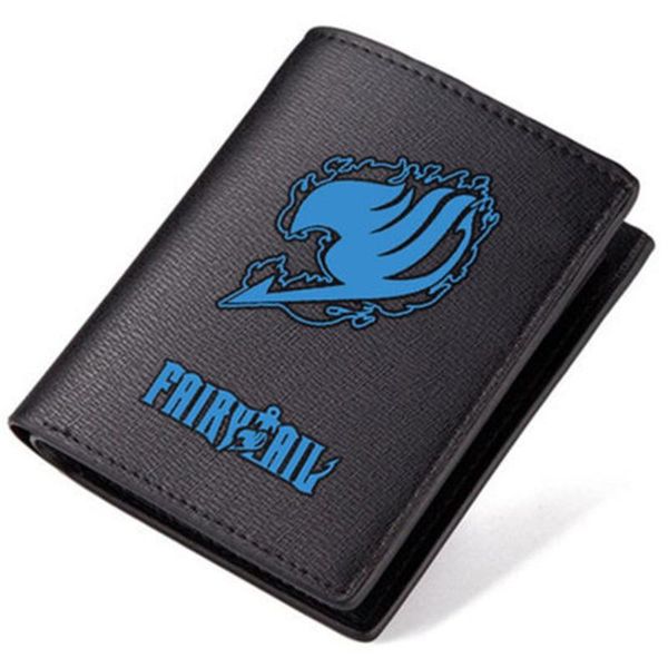 

wallets kimikoy fairy tail pu short purse black long for teenager boys, Red;black