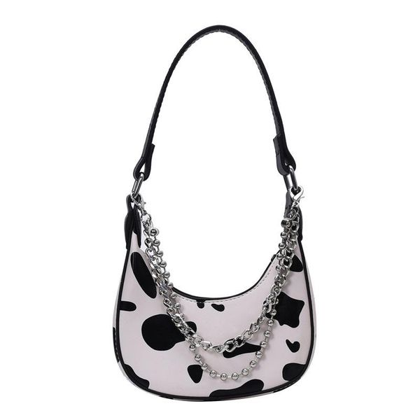 

evening bags france niche high-level cow pattern chain armpit ladies bag summer fashion cute playful shoulder