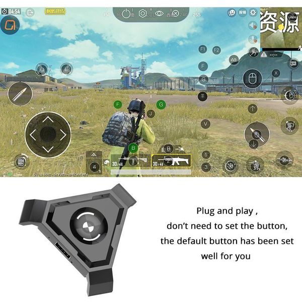 

game controllers & joysticks converter pubg mobile gamepad controller gaming keyboard mouse for android phone to pc bluetooth adapter access