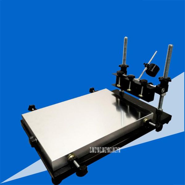 

precision screen printing machine easy manual operation printer high strength cold rolled sheet silkscreen professional hand tool sets