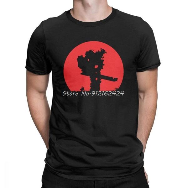 

men's t-shirts shadow of the colossus v2 tshirt cotton sweatshirt casual crewneck tee shirt customized oversized t-shirt, White;black