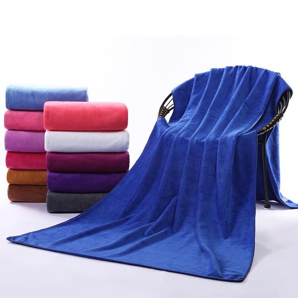 

towel drop 80*180cm microfiber bath absorbent quick-drying beach towels swimming spa for adult