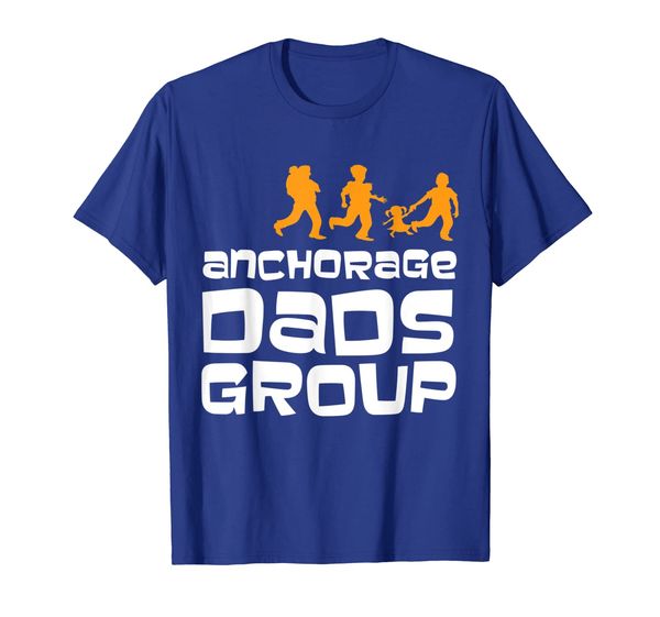 

anchorage dads group t-shirt, White;black