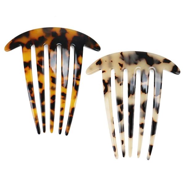 

hair brushes 094e fashion comb banana shape barrettes claw plastic stick bun maker tool hairpin jewelry accessories clip, Silver