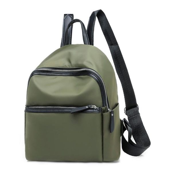 

outdoor bags women soft nylon green mini backpacks preppy style students shoulder schoolbags fashion small travel mochila