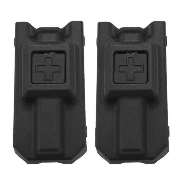 

outdoor gadgets 2x tourniquet carrier pouch storage bag molle holder case for hunting black
