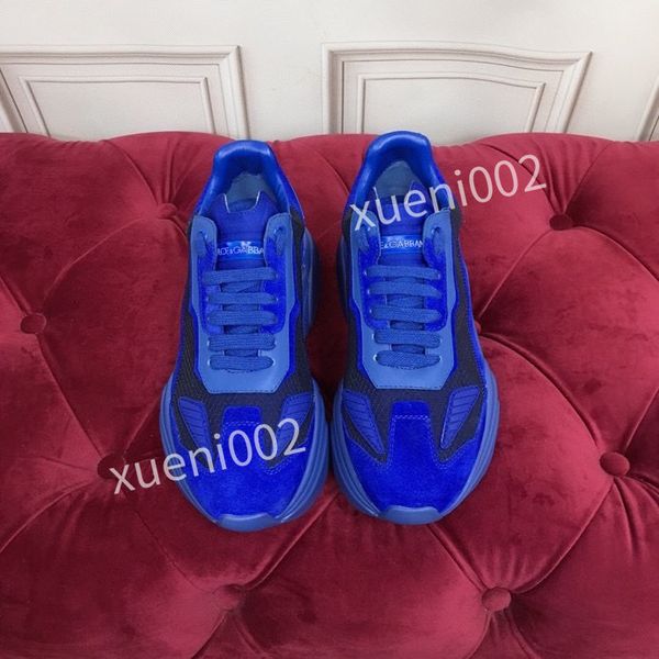 

2021 new boots designer men casual shoes women fashion genuine leather sneakers luxury trainers 35-45, Black