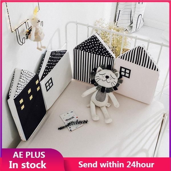 

4pcs baby bed bumpers for born crib protection around cushion cot pillows room decoration bedding bumper sets