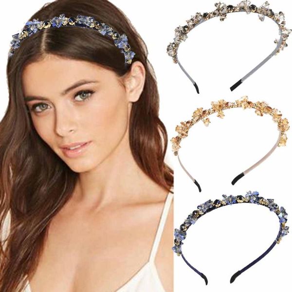 

haimeikang fashion luxury rhinestone hairbands hair band for women hoop bezel headwear girls accessories