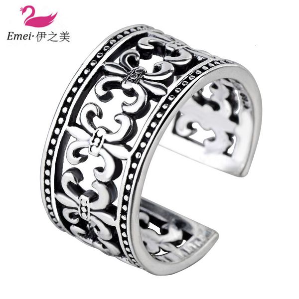 

ring single cro silver cross men's make old hip hop live creative accessories