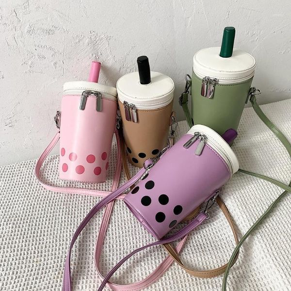 

evening bags luxury hand bag female travel design vintage milk tea shape pu leather small crossbody casual women purse handbag1