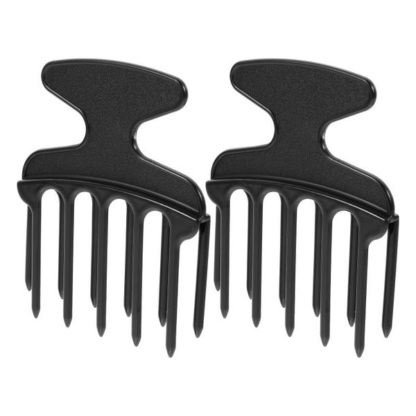 

hair brushes 2pcs retro oil comb lift combs styling brush for barber, Silver