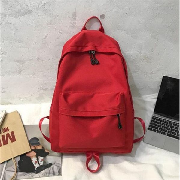 

backpack 2021 women school bag girl nylon ladies student bags