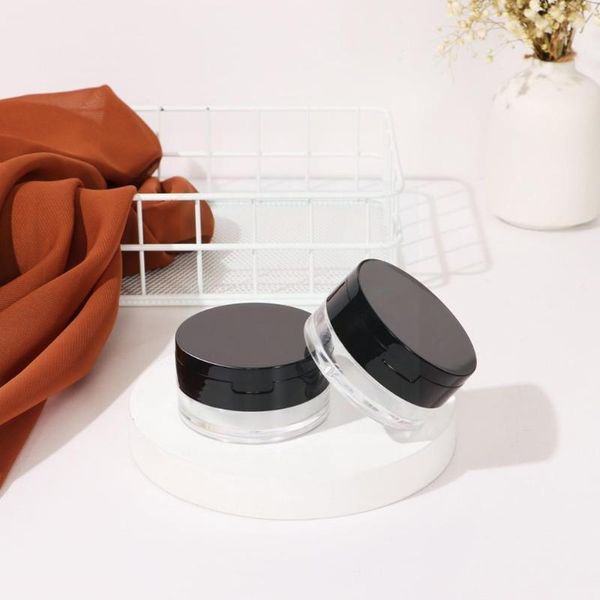 

storage bottles & jars 10/20 grams loose powder box empty portable small with mirror puff makeup sub-packing for home travel busine l2t5