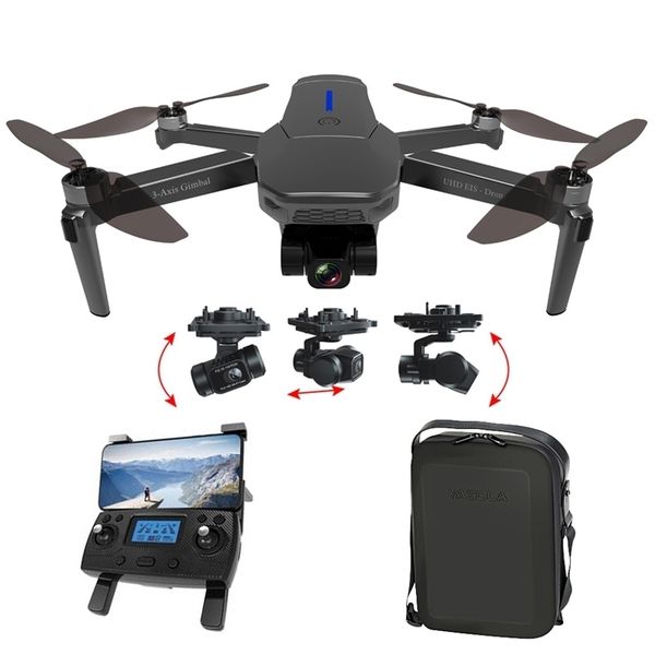 

new remote control professional uav aerial pgraphy gps three-axis ptz 4k hd dual lens four axis aircraft