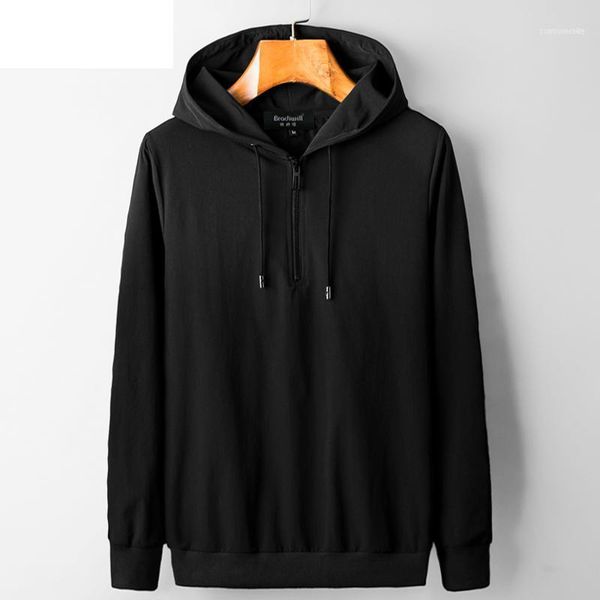 

men's hoodies & sweatshirts 2021 arrival fashion spring men thin youth hat zipper outerwear handsome casual size m  xl 2xl 3xl, Black