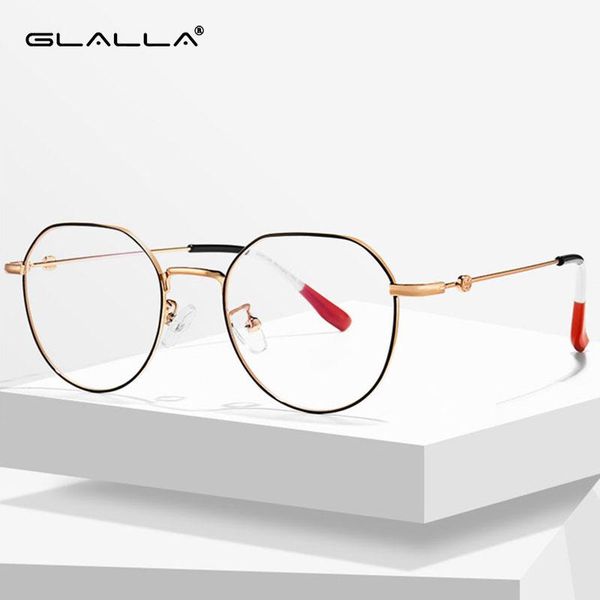 

full rim metal frame glasses for man and woman arrival retro style round shape myopia eyewears fashion sunglasses frames, Black