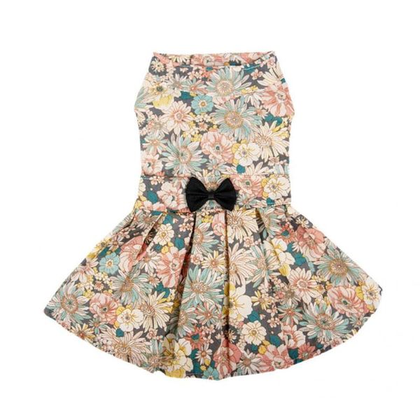 

cat costumes cats dress bowknot floral long costume attractive pet clothes comfortable fashion sleeveless