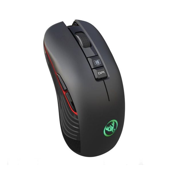 

wireless optical rechargeable mouse 3600dpi adjustable colorful gaming with 7d backlit for pc computer laphome mice