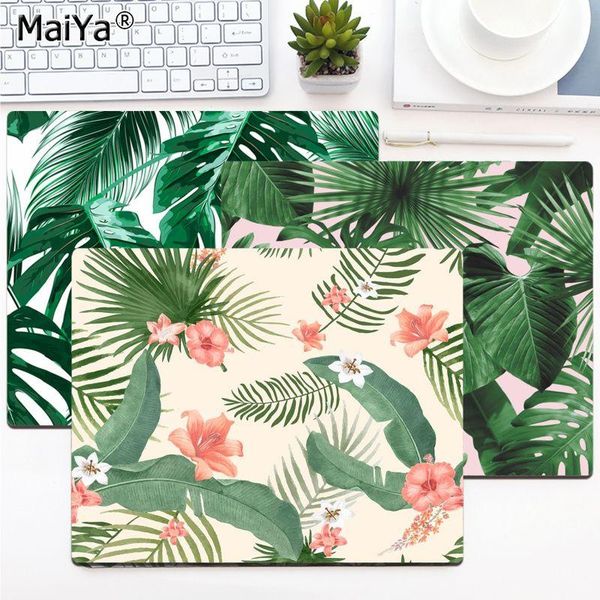 

mouse pads & wrist rests maiya s banana tree green leaves palm pad gamer play mats selling wholesale gaming
