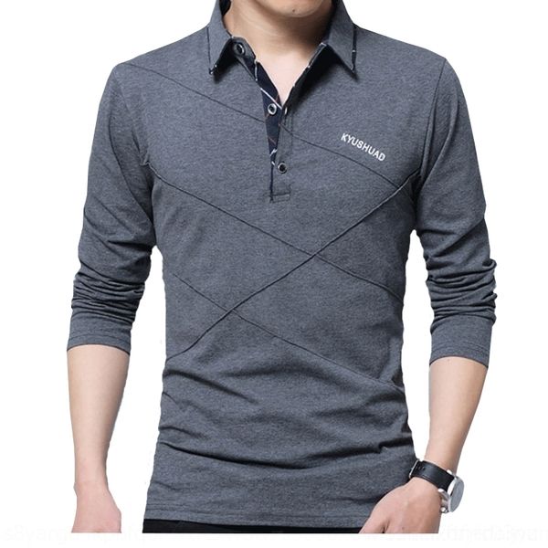 

to2 long -wo sleeve - 2021 t-shirts) spring and autumnmen's korean slim cotton men's long sleeve t- advertising shirt, White;black
