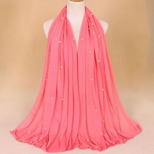 

scarves muslim scarf solid color pearl national wind long for women wrap shawl stole 46, Blue;gray