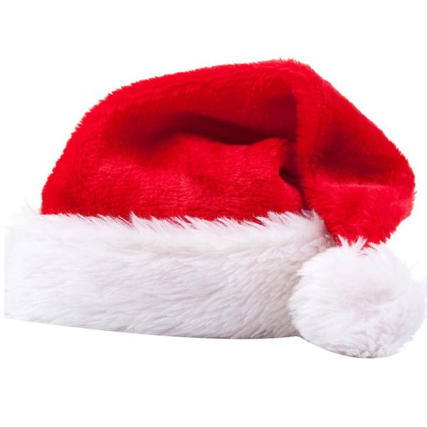 

christmas decorations 3pcs santa claus hat day clothing dress up plush thick adult