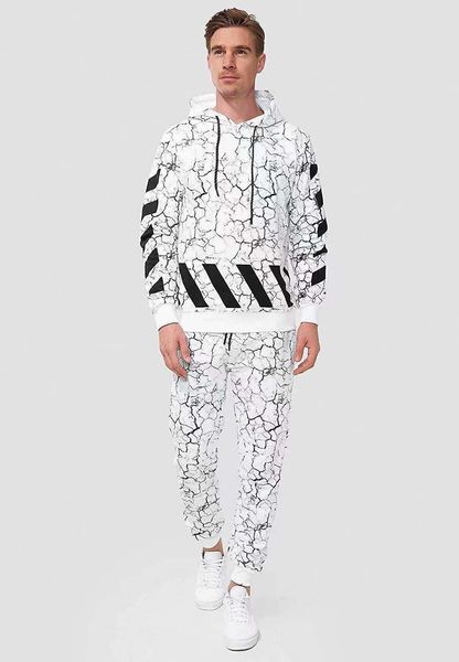 

tracksuits boutique sports suit 2021 men's leisure printing, Gray