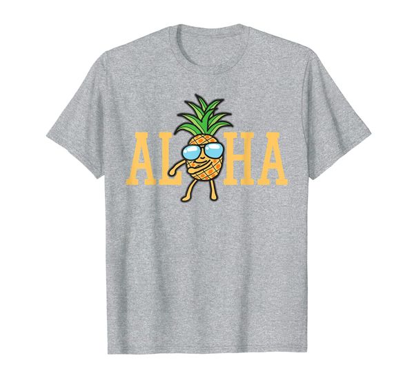 

hawaiian shirt aloha floss pineapple hawaii beach t-shirt, White;black