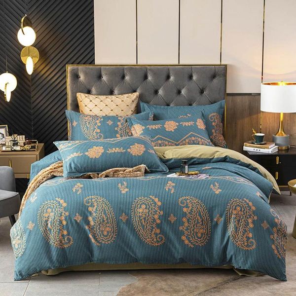 

bedding sets european bohemian paisley mandala duvet cover set cotton  size bedlinens flat sheet pillow cases