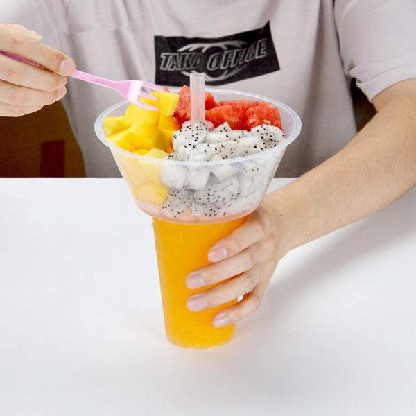 

disposable cups & straws 50pcs couple birthday party favors drinking cup 400ml 500ml milk tea coffee thick plastic with snack p