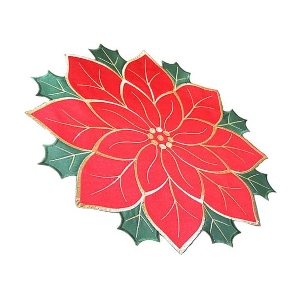 

mats & pads 1pc delicate xmas dining tablemat home use placemat ornament