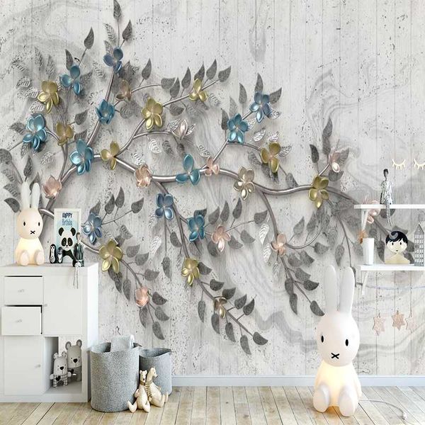 

wallpapers milofi 3d custom wallpaper flowery branches drawing