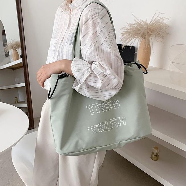 

evening bags original brand large-capacity bag female 2021 fashion canvas tote college student shoulder underarm
