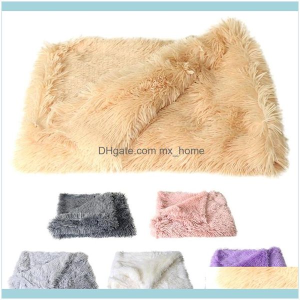 Case Canili Forniture Aessories Casa GiardinoLusso Peluche Lungo Pet Dog Bed Coperte Cat Sleeping Mats Cucciolo Inverno Caldo Sottile Letti Cuscino