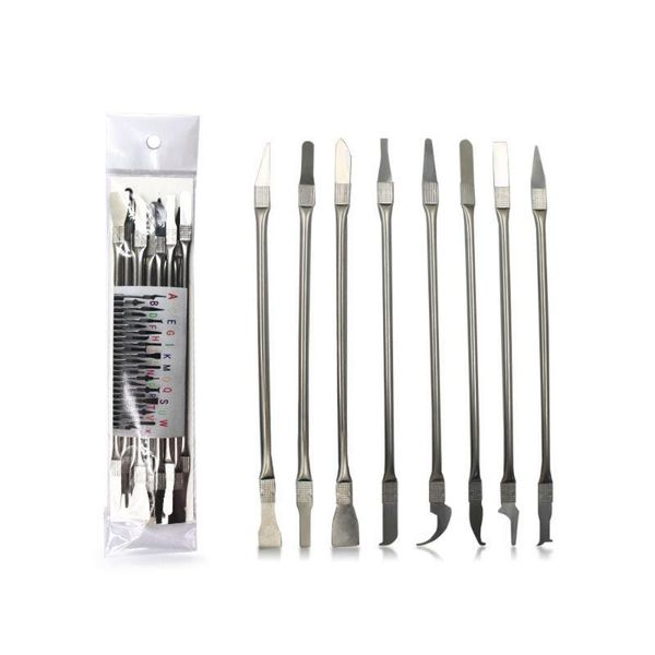 

professional hand tool sets 8 in1 phone repair kit disassembly blades for repairing mobile phones computer ic chip cpu nand metal remover to